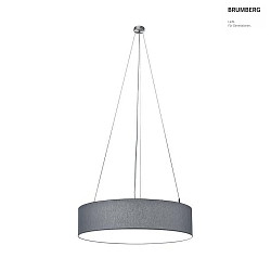 pendant luminaire with shade E27 IP20, chrome dimmable