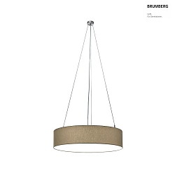 pendant luminaire with shade E27 IP20, nickel dimmable