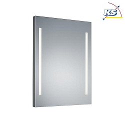 Surface LED wall / mirror luminaire MIRROR, IP44, 2-sided, partly matt, 80 x 60cm, 2x18W 3000K 2x1788lm, CRi > 90