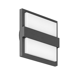 Udend�rs wall luminaire NAGAI omskiftelig LED IP65, gr� 
