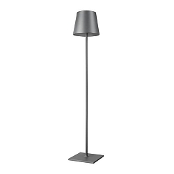 Standerlampe NIOBE omskiftelig E27 IP54, grafit 