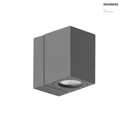 outdoor wall luminaire SELIA switchable LED IP54, grey 