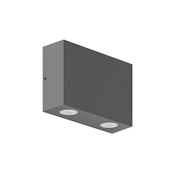 Udend�rs wall luminaire ELLA omskiftelig LED IP54, gr� 