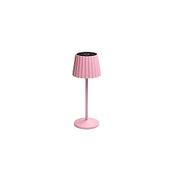 Batteri bordlampe REIRO IP54, pink d�mpbar
