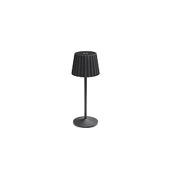 Batteri bordlampe REIRO IP54, sort d�mpbar