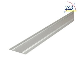 Front aluminum cover plate BRUM-53081070, tailored to 10cm length, white laquered