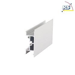 Surface LED wall profile P74-14 (BRUM-53751260), tailored to 10cm length, anodised alu