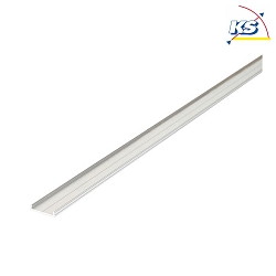 Surface LED flat profile P76-16 (BRUM-53756070), tailored to 10cm length, white laquered