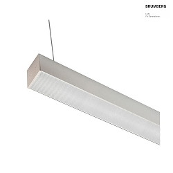 pendant luminaire IP20, silver dimmable
