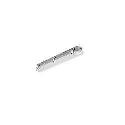 Fugtt�t armatur HUMID ONE - 58CM omskiftelig, multipower, kablet gennem IP65, gr� 