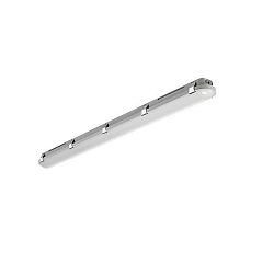 Fugtt�t armatur HUMID ONE - 119CM omskiftelig, multipower, kablet gennem IP65, gr� 