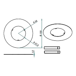 adapter, hvid