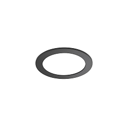 ring MUNA MAXI round, black matt