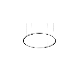 pendant luminaire DEVON � 120CM for VDU workstation, Bluetooth controllable IP20, powder coated, white matt dimmable