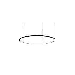 pendant luminaire ANDROS IN � 180CM DALI controllable IP20, powder coated, black matt dimmable