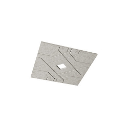 Akustisk element SILENTIUM (STRUCTURE) 89.5CM firkantet, symmetrisk, beige