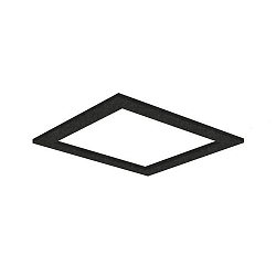 Akustisk element SILENTIUM SQUARE 79.5CM firkantet, sort