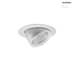 recessed luminaire ARTEMIS MICRO round, rotatable, switchable LED IP20, silver  13W 1539lm 4000K CRI 90-100
