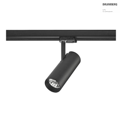 track spot IP20, glossy, black dimmable