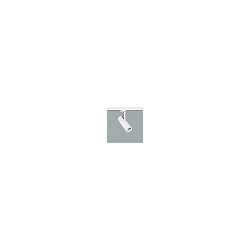 Skinne spot IP20, blank, sort d�mpbar