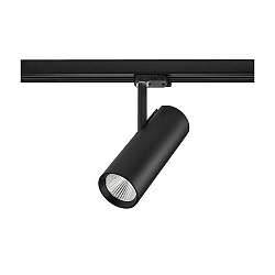 Skinne spot IP20, blank, sort 