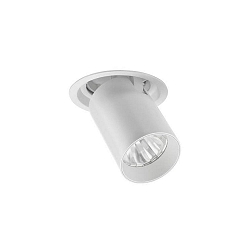 Indbygnings loftlampe TRAXX MIDI svingbar, drejelig, direkte IP20, hvid d�mpbar