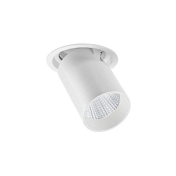 ceiling recessed luminaire TRAXX MAXI swivelling, rotatable, direct IP20, white dimmable