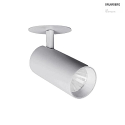 spot TRAXX MIDI round, swivelling, rotatable, switchable LED IP20, silver 
