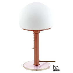Bordlampe RETRO med træk-koblingskæde E27 IP20, blank, klar, mat, opal, antik 