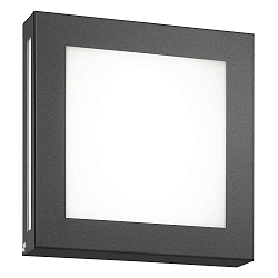 Udend�rs wall luminaire 22 x 22 firkantet IP44, antracit 