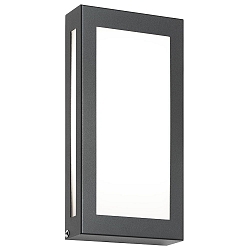 Udend�rs wall luminaire 28 X 14 FLAT flad, med bev�gelsesdetektor IP44, antracit 