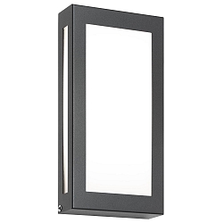 Udendørs wall luminaire 28 X 14 FLAT flad IP44, antracit 
