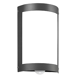 Udend�rs wall luminaire lang, halvrund, med bev�gelsesdetektor E27 IP44, antracit