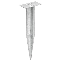 jordspyd STAND LUMINAIRE rund, mekanisk, rustfrit st�l