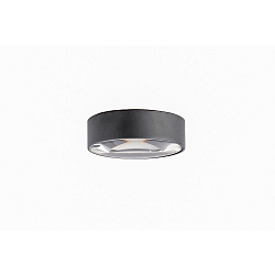 Udend�rs loftlampe down, med linseoptik IP65, antracit