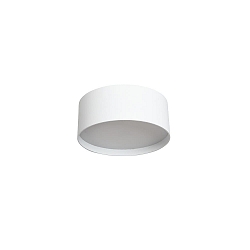 Udend�rs loftlampe � 12CM rund, CCT Switch, med diffuser IP44, pulverlakeret, hvid
