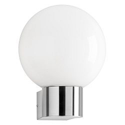 Udendørs wall luminaire AQUA BALL rund E27 IP44, rustfrit stål