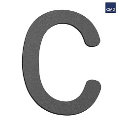 House number extension c anthracite, height 16cm