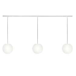 pendant luminaire ACAI 21 3 flames E27 IP20, mat, opal white dimmable