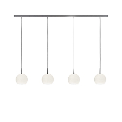 Pendel BALL S, 4x E27, IP20, opal hvid matt