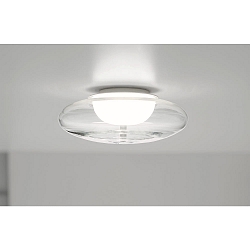 Loftlampe BLOO IP20, krystalklar, mat, opal hvid d�mpbar