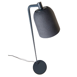 Standerlampe CLAVIO, E27, IP20, Lava antracit, antracit