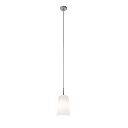 pendant luminaire MESA 1 flame E27 IP20, white matt dimmable