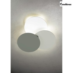 Loftlampe TREVO IP20, mrkegr, lysegr, hvid dmpbar