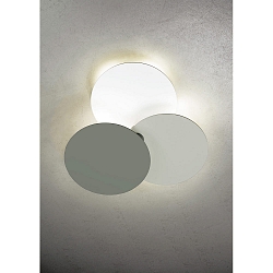 Loftlampe TREVO IP20, m�rkegr�, lysegr�, hvid d�mpbar