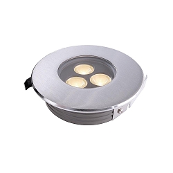 LED Gulvindbygningslampe Flat II Udend�rsspot, 220-240V AC / 50-60Hz, 5W, 20�, 3000K, varm hvid