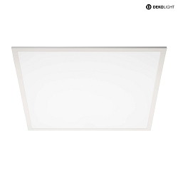 grid luminaire STANDARD IP40, milky, traffic white dimmable