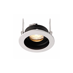 Kapego Loftmonteringsring, Enif, sp�nding konstant, 12V AC / DC, GU5.3 / MR16, 35W, sort / hvid
