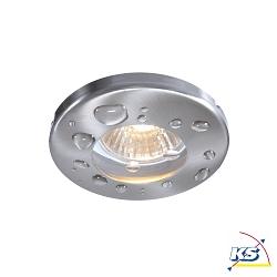 Recessed ceiling ring IP54, voltage constant, 12V AC / DC, GU5.3 / MR16, 35W, stainless steel, brushed