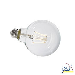 Deko-Light LED Filament Lyskilde G95, E27, 2700K, 220-240V, gennemsigtig, 4,4W